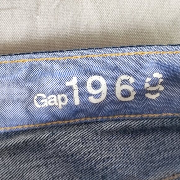 GAP Jeans Long & Lean women's size 30 / 10 dark washed boot cut - Picture 5 of 15